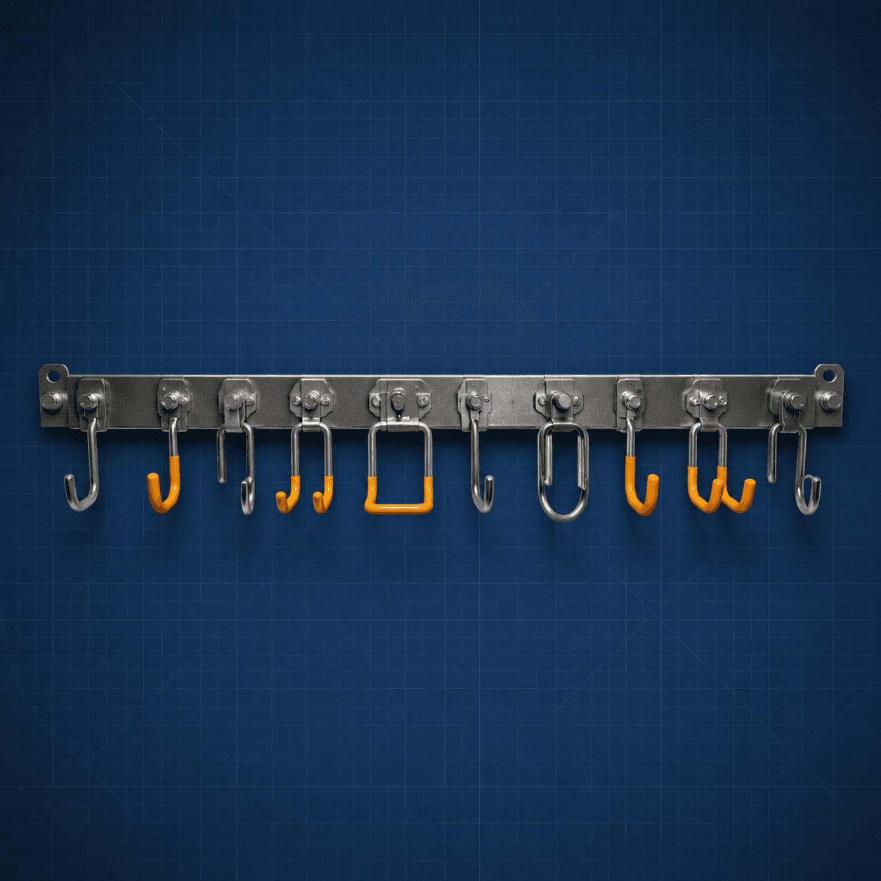 Garage Hook Rail Set (10)