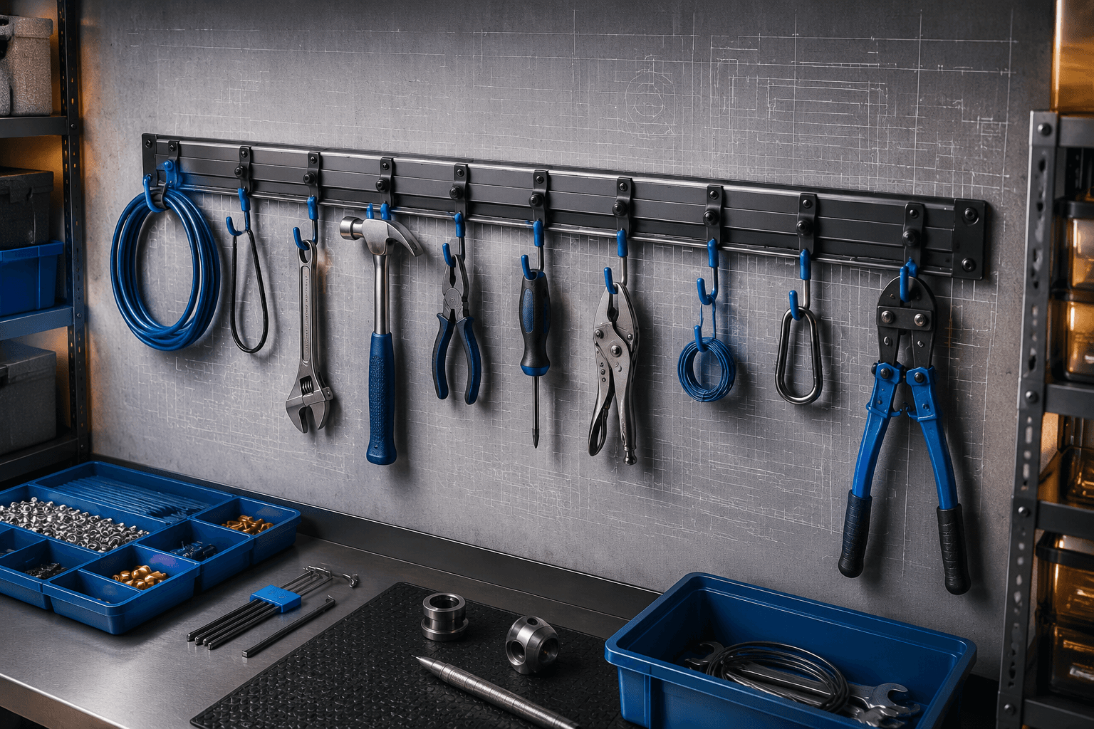Lift the bulky stuff off the floor